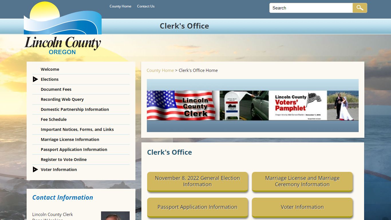 Clerk's Office - Lincoln County Oregon